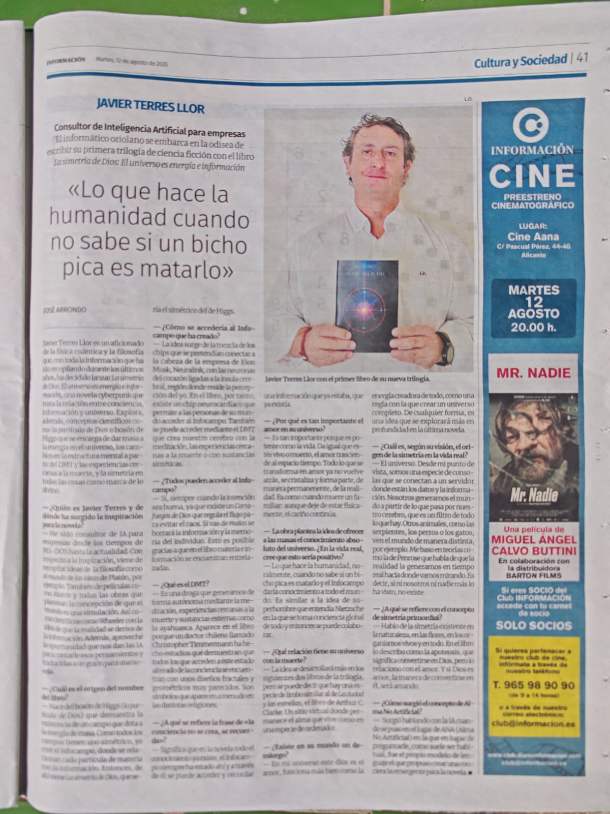 Javier Terrés - Periodico Información